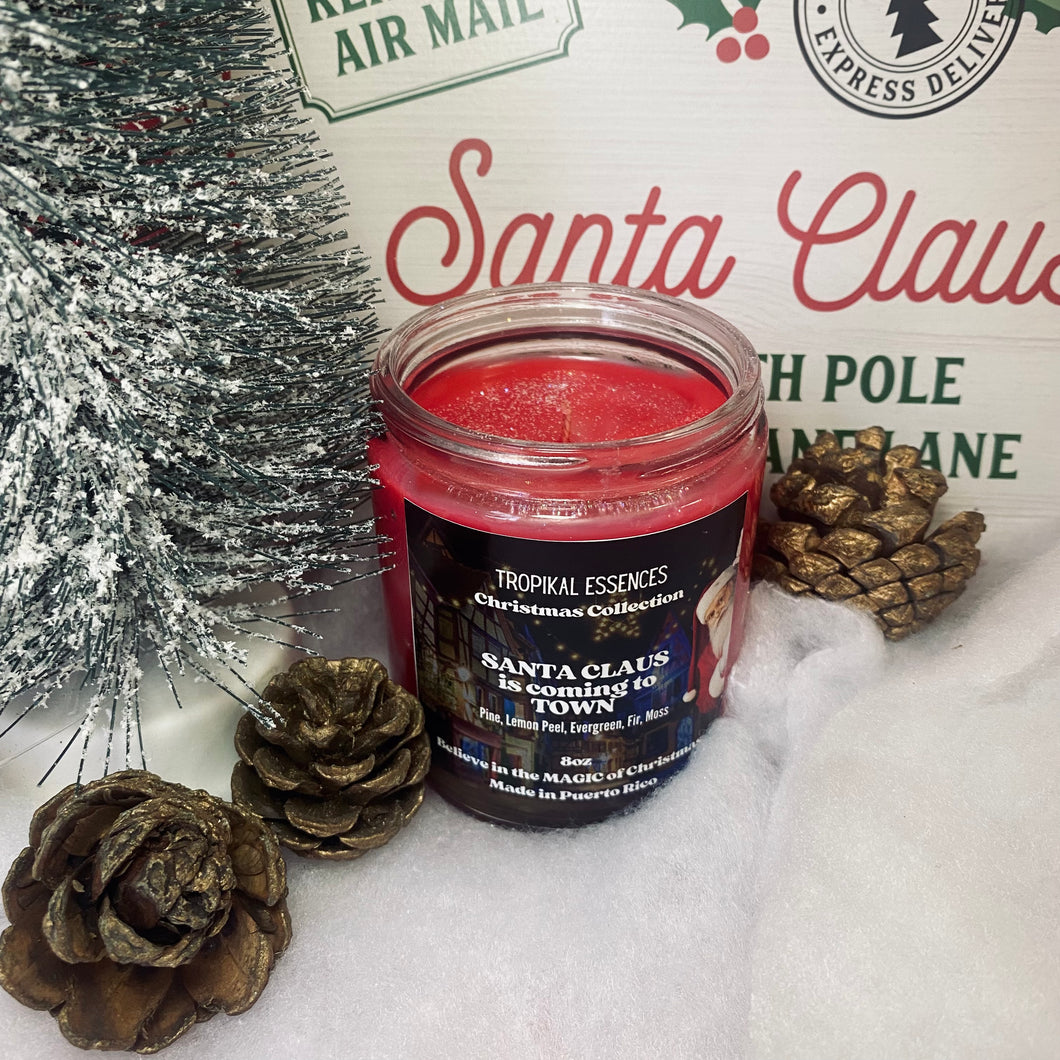 Santa Clause Candle (Pine)