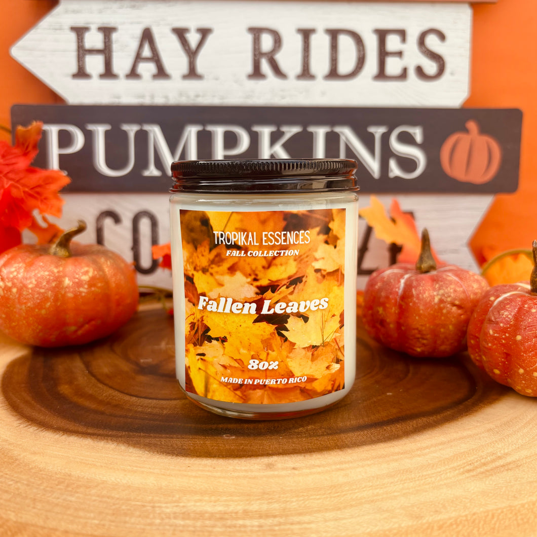 Fallen Leaves Candle