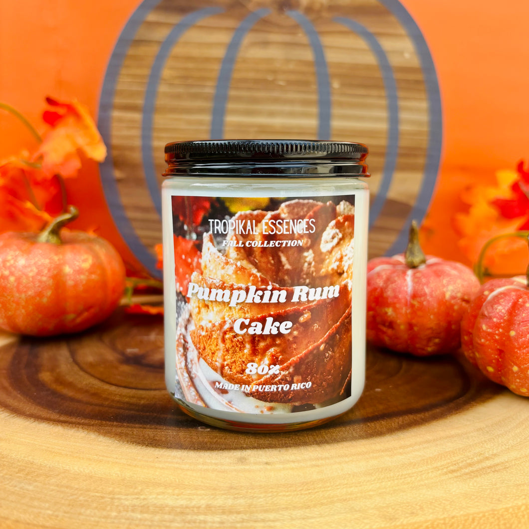 Pumpkin Rum Cake Candle